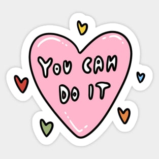 you can do it Sticker